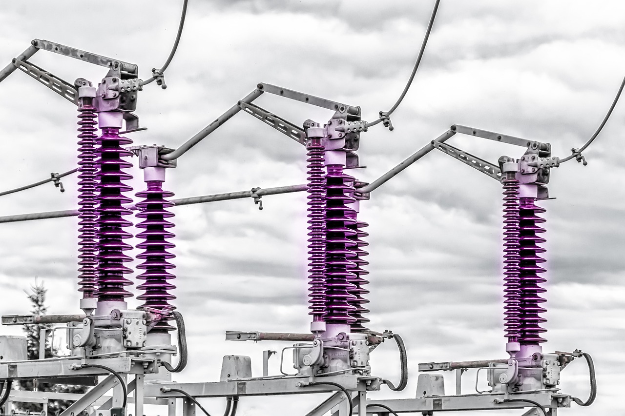 Quality Power Sangli coil factory: high-voltage insulators and switchgear at a power substation