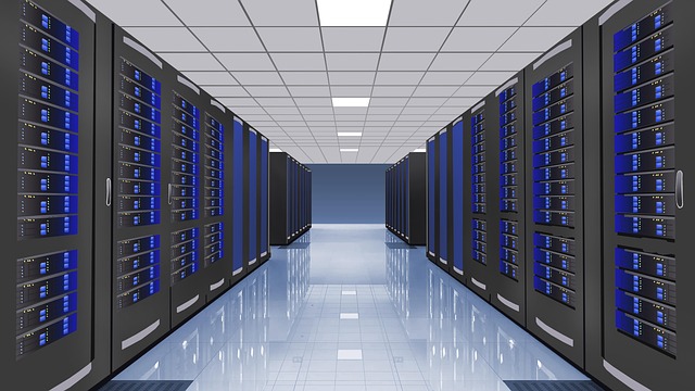 Anant Raj Q2 results: rows of server racks in a data centre