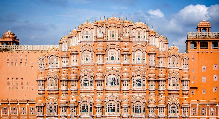 AU Small Finance Bank Q2 results: the pink sandstone facade of Hawa Mahal in Jaipur, where the bank is headquartered