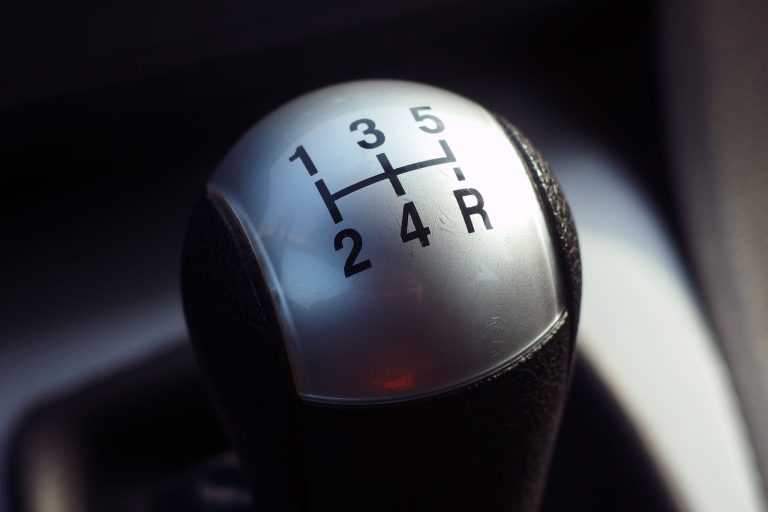 Lumax Auto Technologies Q2 results: close-up of a car gear shifter knob, one of the parts Lumax makes
