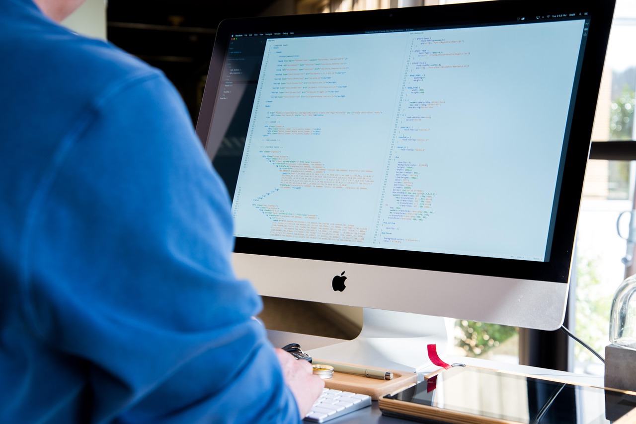 Infosys Q2 results: a software professional working on code at a desktop computer