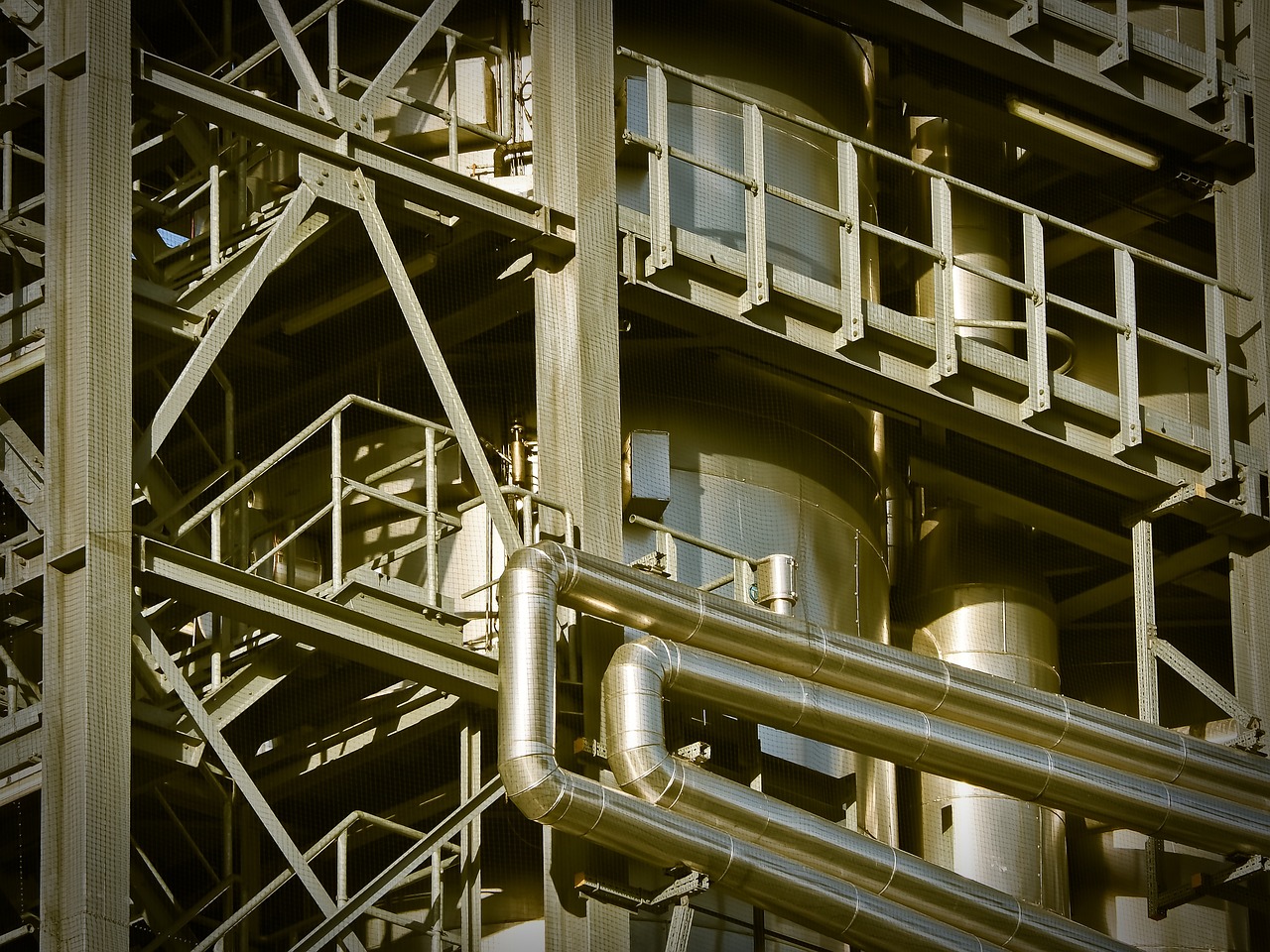 EV to EBITDA: steel frames, tanks and pipework of an industrial plant, the kind of asset base valued with its debt