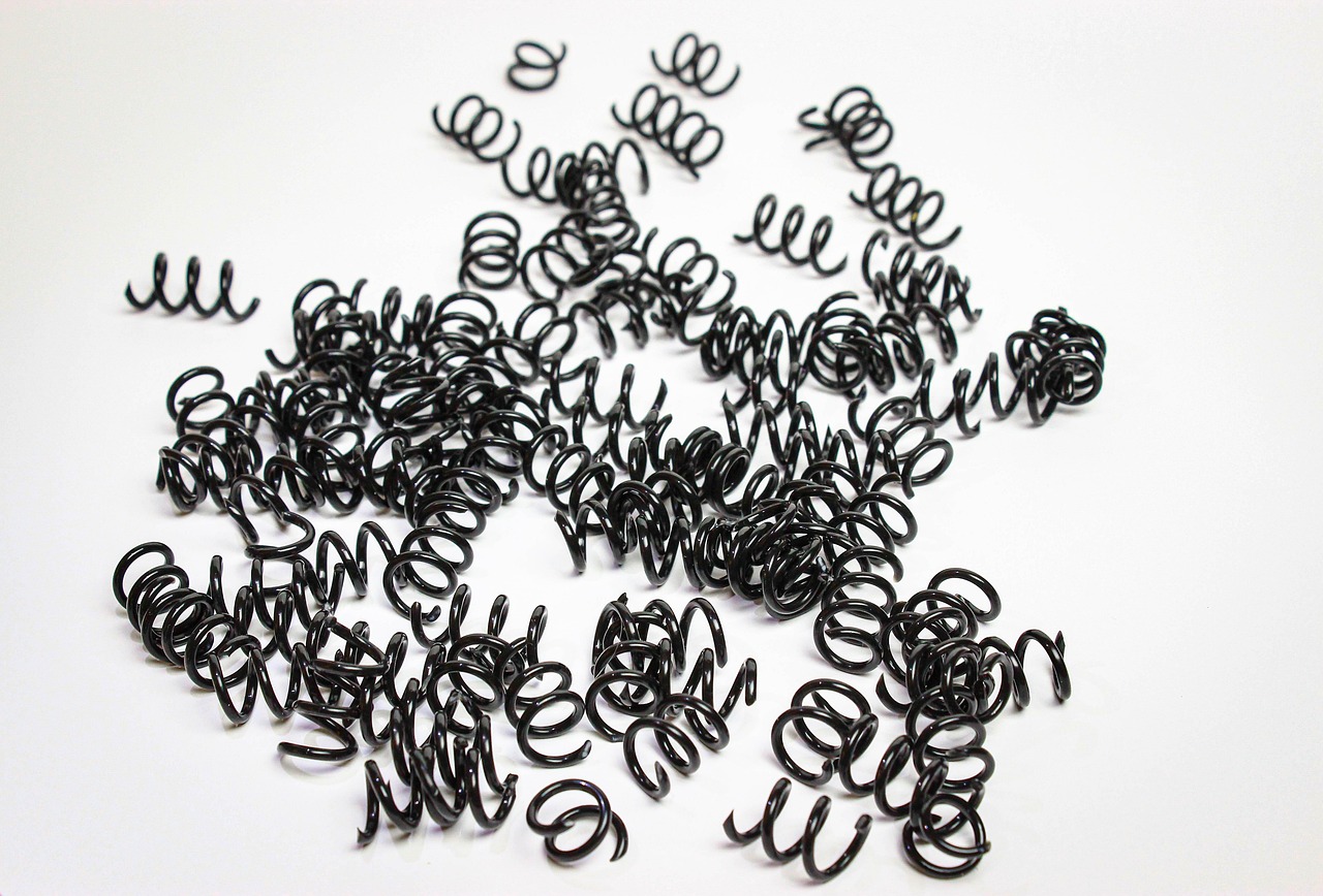 NR7 trading strategy concept: tightly coiled metal springs, like a price range compressing before a breakout