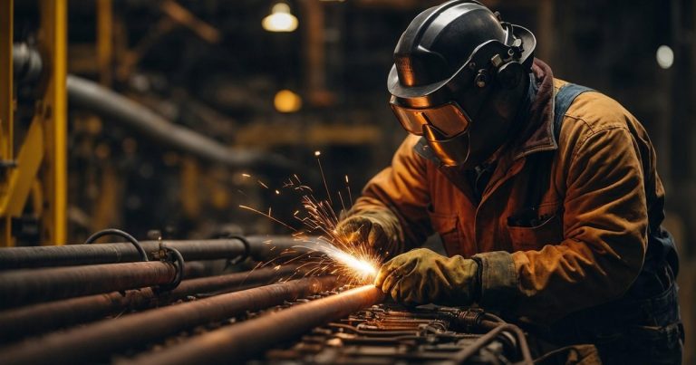 Jsw steel q2 results date - steel factory worker