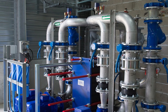 Kirloskar Brothers Q2 results: industrial pumps, pipes and valves in a pumping station