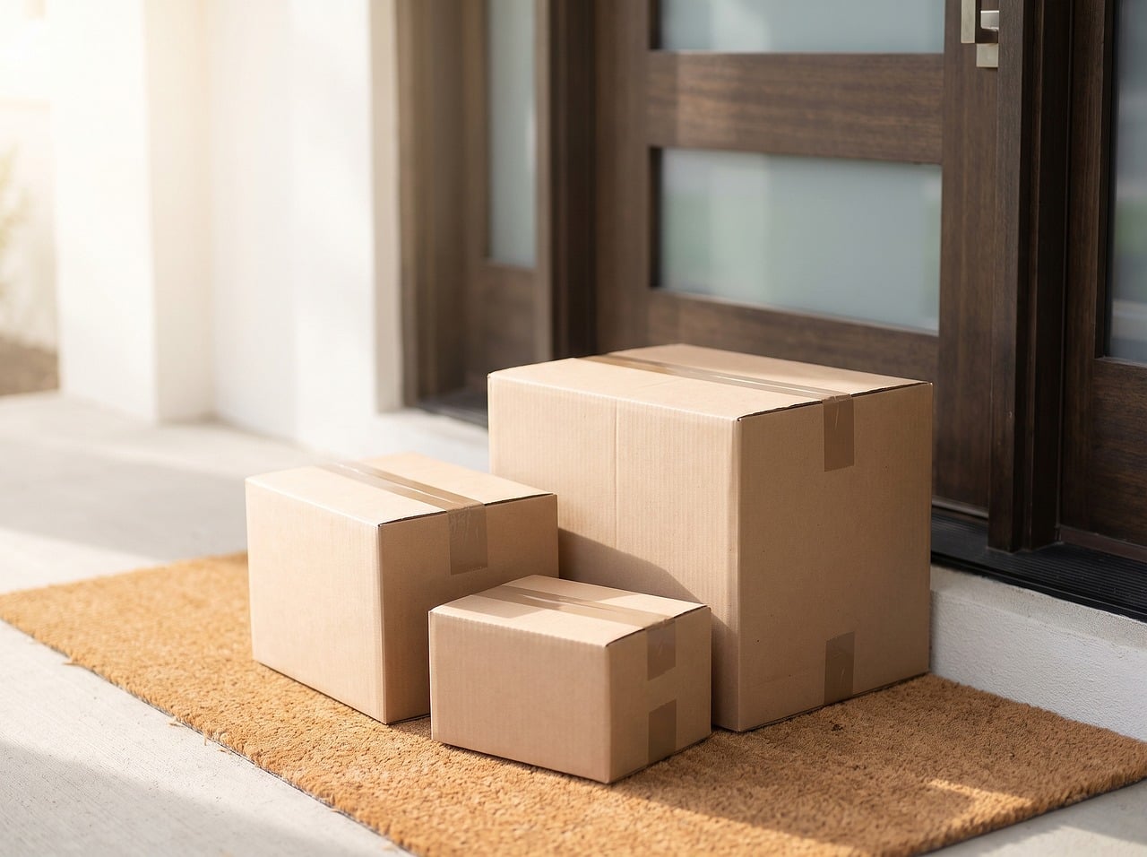 Meesho Q2 results: delivery parcels left at a doorstep