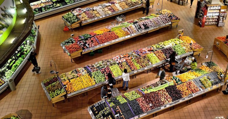 Nifty FMCG October 14 - supermarket shelves