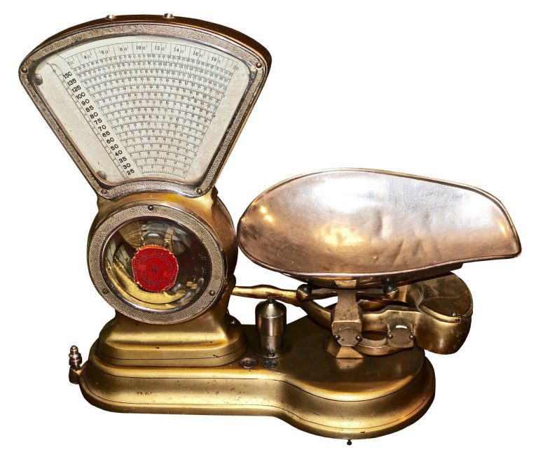 Put call parity: an old brass weighing scale, a reminder that calls and puts must balance