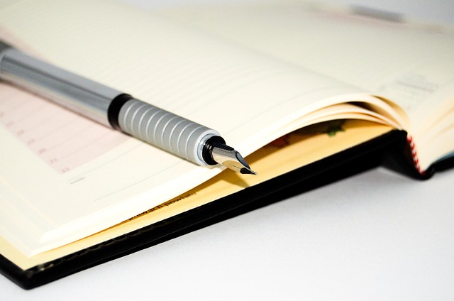 Q2 results this week: a fountain pen resting on an open diary, ready to mark earnings dates