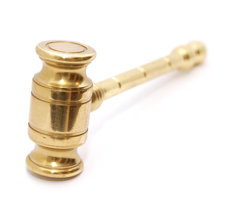 Brass gavel on a white background for the SEBI measures October 2026 explainer