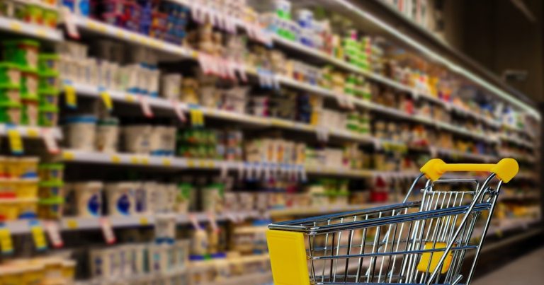 Sensex Nifty today - supermarket aisle products